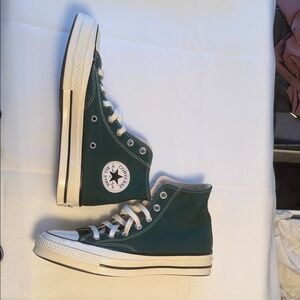 Converse Women’s High-Top Sneakers - Dark Green